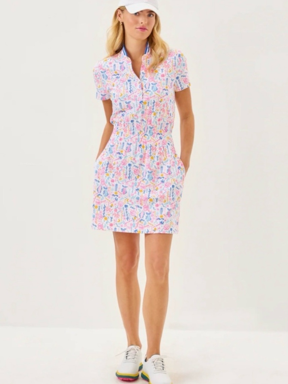 ✨NWT Lilly Pulitzer Love Active Dress Summer Serenade Luxletic UPF 50+ Size XL ✨